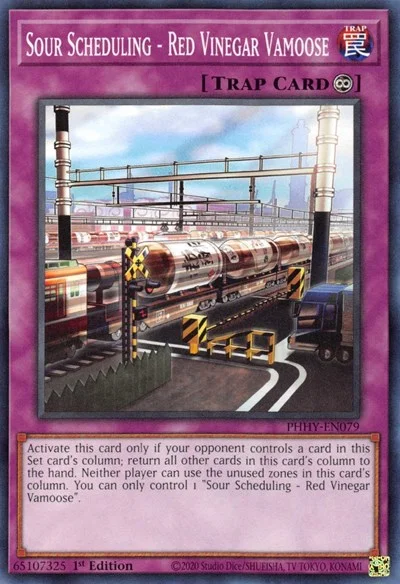 Sour Scheduling - Red Vinegar Vamoose