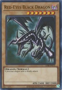 Rotäugiger schwarzer Drache