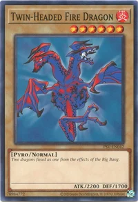 Dragon de Feu à Deux Têtes