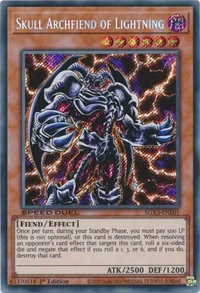 Skull Archfiend of Lightning (Secret Rare)