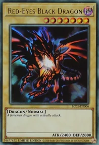 Rotäugiger schwarzer Drache