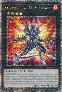 Salamangreat Blaze Dragon (Quarter Century Secret Rare)
