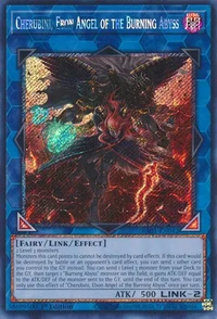 Cherubini, Ebon Angel of the Burning Abyss (Platinum Secret Rare)