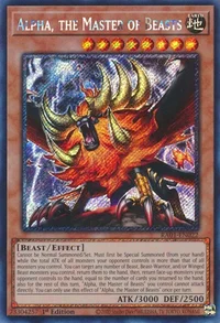 Alpha, the Master of Beasts (Platinum Secret Rare)