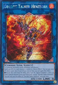 Decode Talker Heatsoul (Platinum Secret Rare)