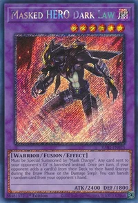 Masked HERO Dark Law (Platinum Secret Rare)