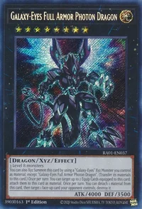 Galaxy-Eyes Full Armor Photon Dragon (Secret Rare)