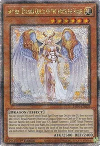 Saffira, Dragon Queen of the Voiceless Voice (Quarter Century Secret Rare)