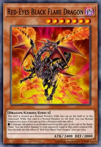 Dragon Flamboyant Noir aux Yeux Rouges