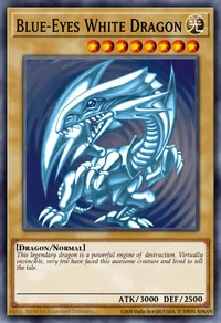 Dragon Blanc aux Yeux Bleus