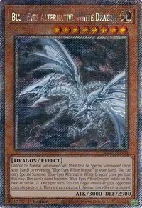 Blue-Eyes Alternative White Dragon (Platinum Secret Rare)