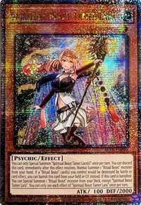 Spiritual Beast Tamer Lara (Quarter Century Secret Rare)