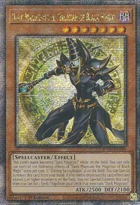 Dark Magician the Magician of Black Magic (Quarter Century Secret Rare)