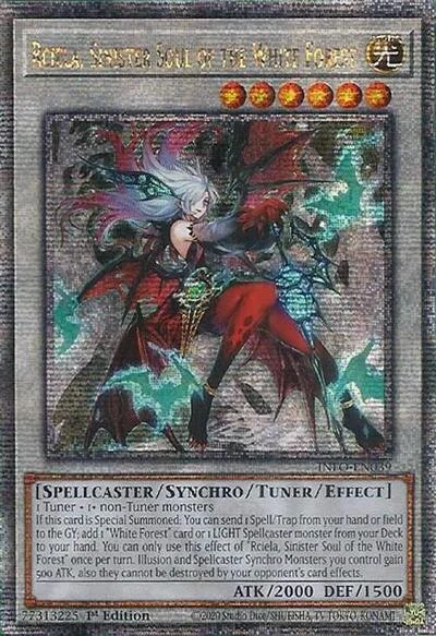 Rciela, Sinister Soul of the White Forest (Quarter Century Secret Rare)