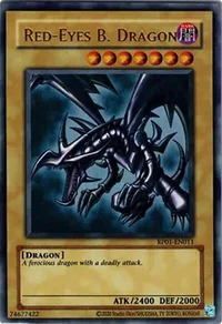 Rotäugiger schwarzer Drache