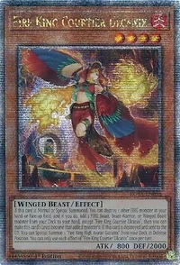 Fire King Courtier Ulcanix (Quarter Century Secret Rare)