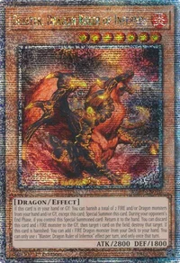 Blaster, Dragon Ruler of Infernos (Quarter Century Secret Rare)