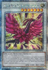 Black Rose Moonlight Dragon (Quarter Century Secret Rare)