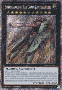 Superdreadnought Rail Cannon Juggernaut Liebe (Platinum Secret Rare)
