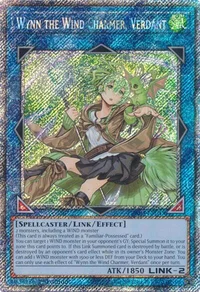Wynn the Wind Charmer, Verdant (Platinum Secret Rare)