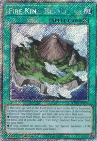 Fire King Island (Platinum Secret Rare)