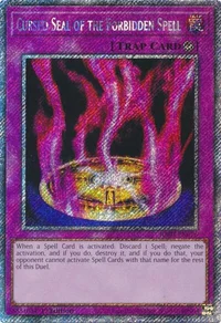 Cursed Seal of the Forbidden Spell (Platinum Secret Rare)