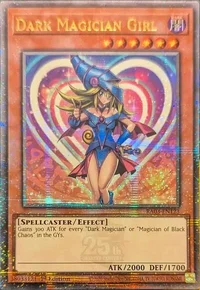 Dark Magician Girl (Quarter Century Secret Rare) (A)