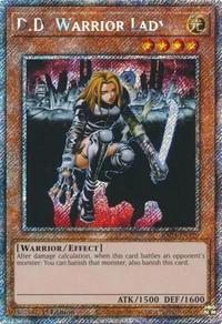 D.D. Warrior Lady (Platinum Secret Rare)