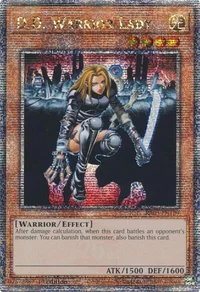 D.D. Warrior Lady (Quarter Century Secret Rare)