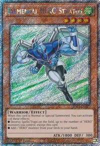 Elemental HERO Stratos (Platinum Secret Rare)