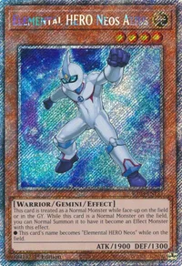 Elemental HERO Neos Alius (Platinum Secret Rare)
