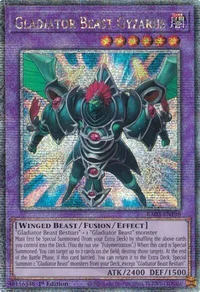 Gladiator Beast Gyzarus (Quarter Century Secret Rare)