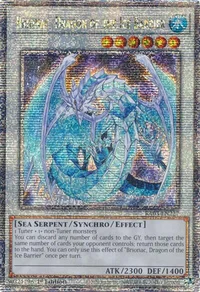 Brionac, Dragon of the Ice Barrier (Quarter Century Secret Rare)