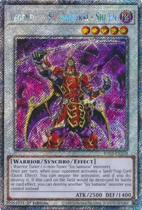 Legendary Six Samurai - Shi En (Platinum Secret Rare)