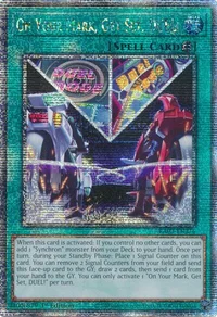 On Your Mark, Get Set, DUEL! (Quarter Century Secret Rare)