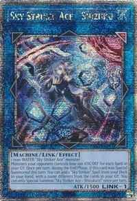Sky Striker Ace - Shizuku (Alternate Art) (Quarter Century Secret Rare)