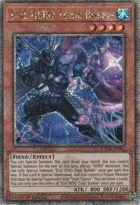 Evil HERO Toxic Bubble (Quarter Century Secret Rare)