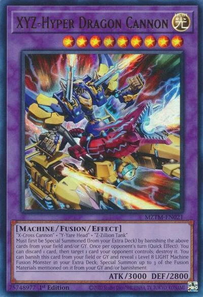 XYZ-Hyper Dragon Cannon