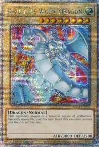 Blue-Eyes White Dragon (New Art) (Quarter Century Secret Rare)