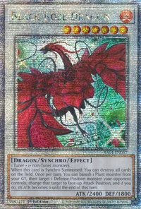 Black Rose Dragon (Alternate Art) (Quarter Century Secret Rare)