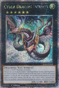 Cyber Dragon Infinity (Alternate Art) (Quarter Century Secret Rare)