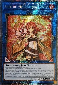 Hiita the Fire Charmer, Ablaze (Platinum Secret Rare)