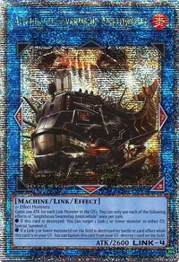 Amphibious Swarmship Amblowhale (Quarter Century Secret Rare)