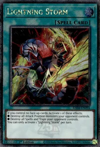 Lightning Storm (New Art) (Quarter Century Secret Rare)
