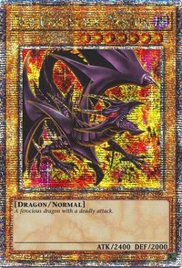 Dragon Noir aux Yeux Rouges