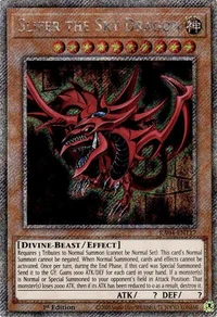 Slifer the Sky Dragon (Platinum Secret Rare)