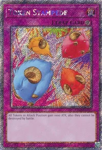 Token Stampede (Platinum Secret Rare)