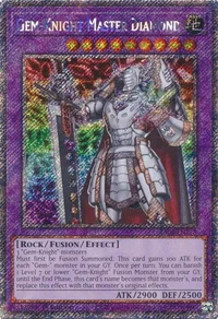 Gem-Knight Master Diamond (Platinum Secret Rare)