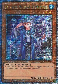 Spellbook Magician of Prophecy (Quarter Century Secret Rare)