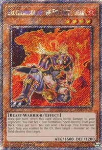 Brotherhood of the Fire Fist - Bear (Platinum Secret Rare)